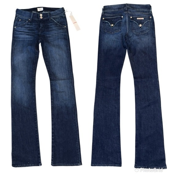 HUDSON Jeans Dark Wash Boot Cut Jeans Flap Pockets - Picture 1 of 14